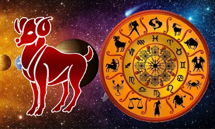 Aries Horoscope Prediction – Mesha Rasi Phalalu with Zodiac Sign Symbol