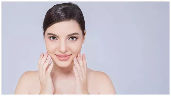 A young woman with glowing, healthy skin, representing natural beauty and radiance.